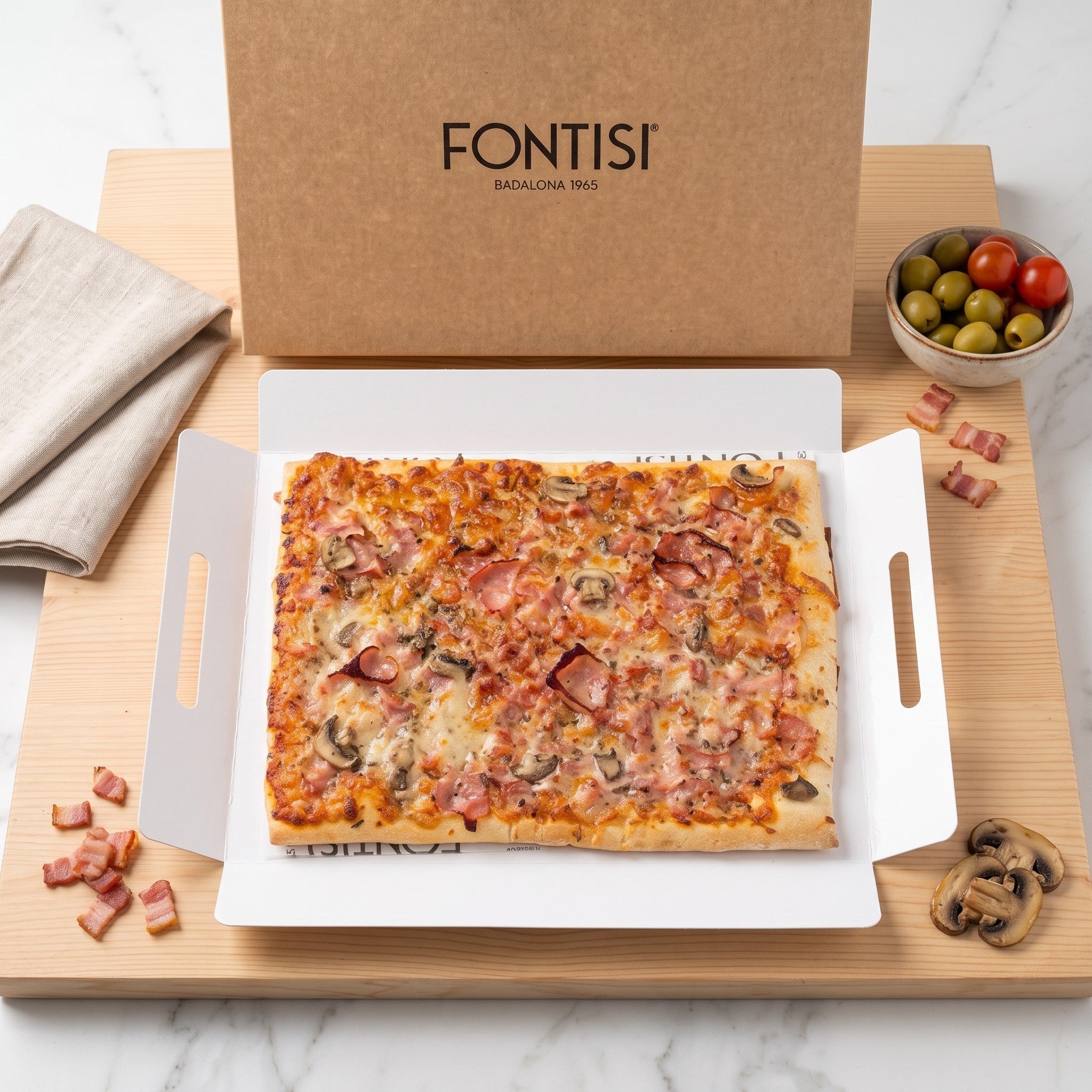 Pizza de Bacon
